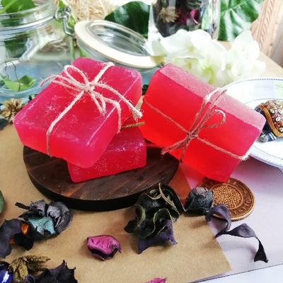 GlowMe Herbal Anti Ageing Red wine Handmade Soap Bar pack-3