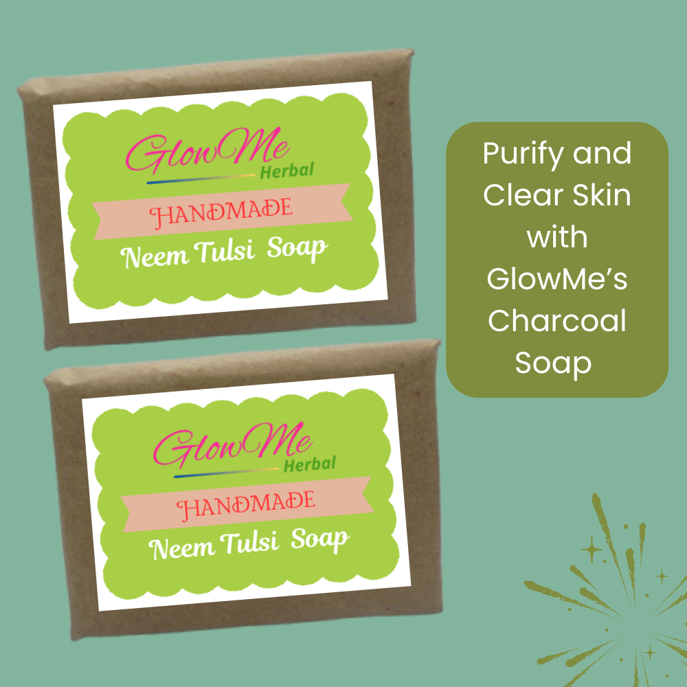 Neem Tulsi Ayurvedic Handmade  Soap Pack- 2