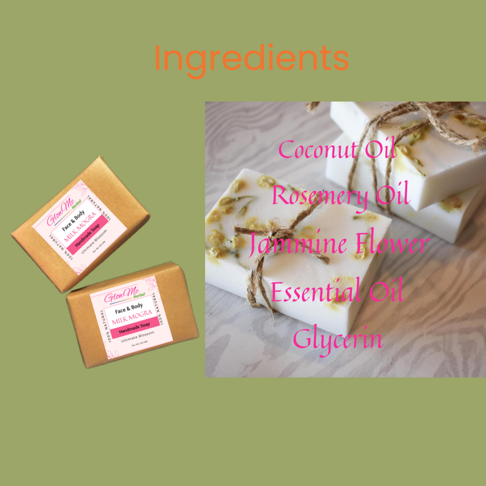 Handmade Jasmine Luxury SPA Soap for Skin Nursing & Deep Cleansing Pack - 2