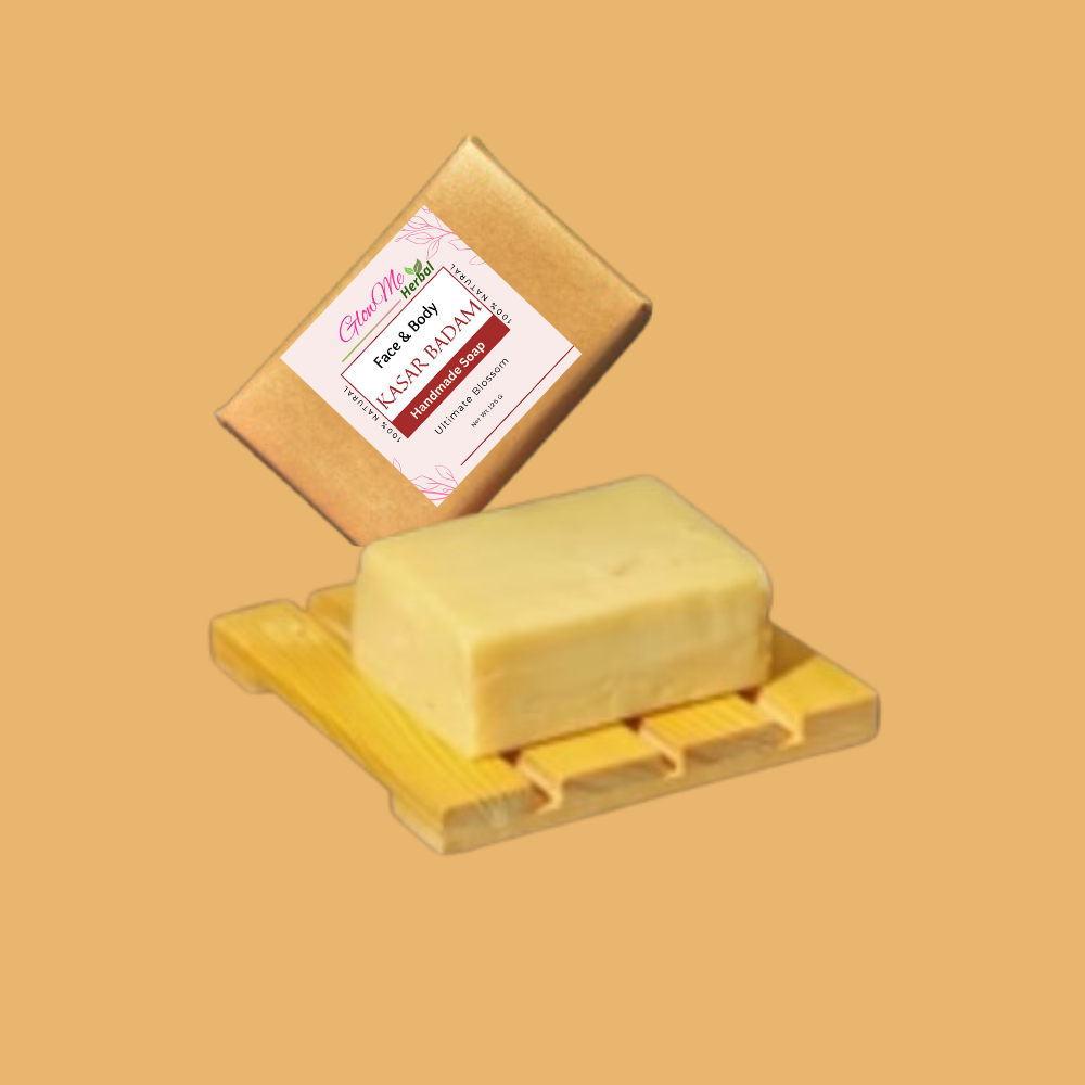 Handmade KASAR BADAM Soap for GlowIng Attractive Skin