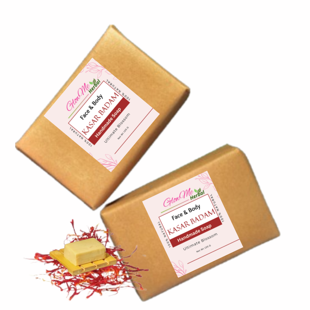 Handmade KASAR BADAM Soap for GlowIng Attractive Skin